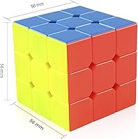 Vista 3 de D-FantiX Cyclone Boys Cubo mágico de velocidad 3 x 3 x 3, sin adhesivos, 2.2 in.