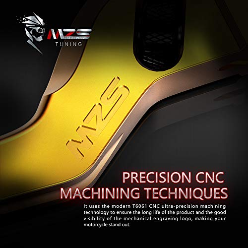 Mzs Gold 7/8 Levers - Clutch Perch Brake Lever Assembly Universal Drum Wheel Adjustable Unbreakable Short Cnc Compatible With Motorcycle Street Mini Pit Dirt Bike Motor Motocross Atv #TOP3