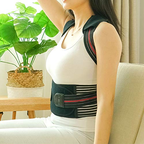 Back Brace Posture Corrector Under Clothes Men & Women, Lumbar Support