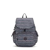 Kipling Women's City Pack Small Backpack, Lightweight Versatile Daypack, Bag, Stripy Dots, 10.75''L x 13.25''H x 7.5''D