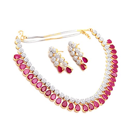Buy Jewar Mandi Gemstone Necklace Set 