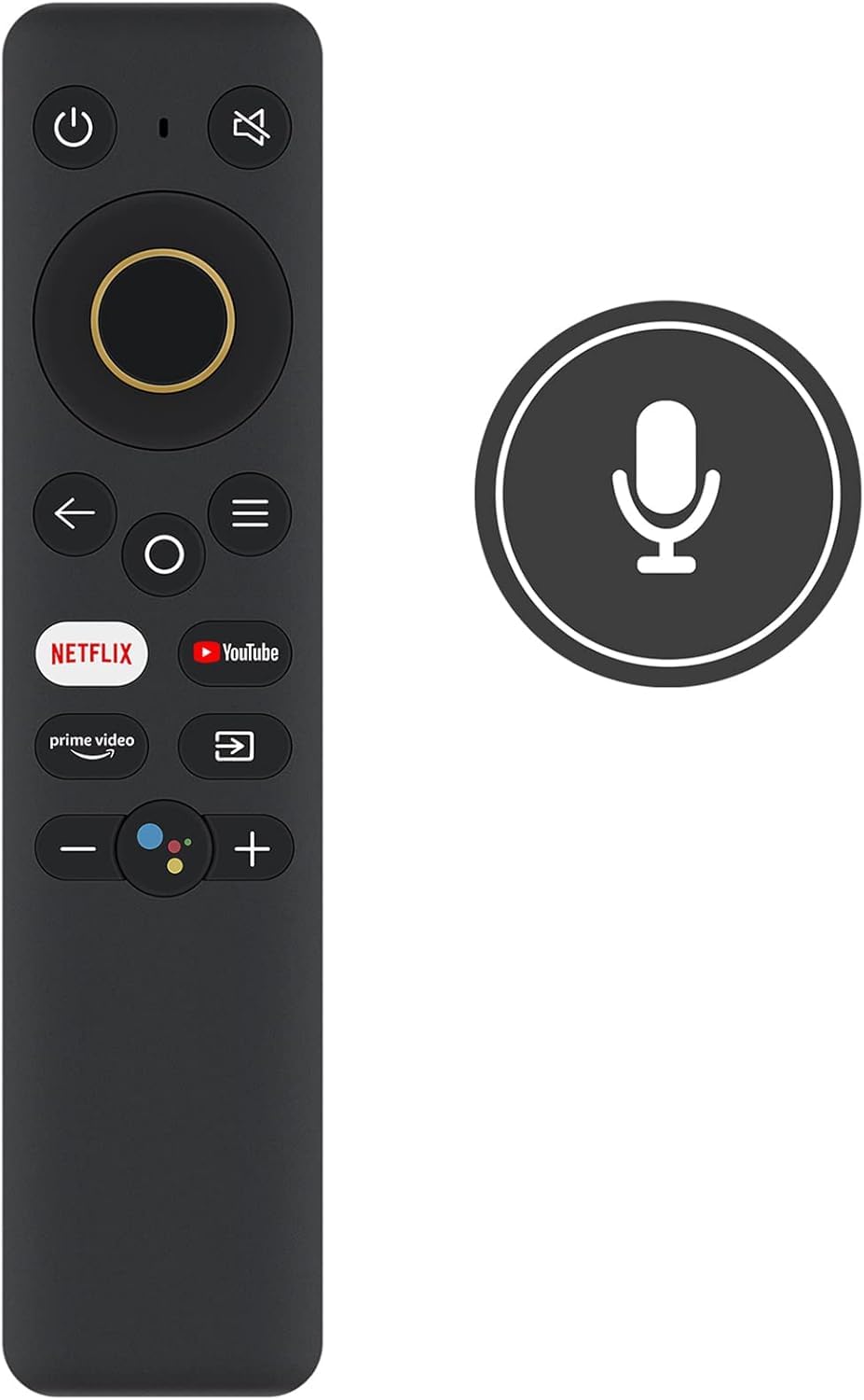 New Replacement Remote Control fit for Realme All-in-one All in one Android TV with Goo-gle Assistant Netflix YUTUBE Pri,me-Video App Key-image-17