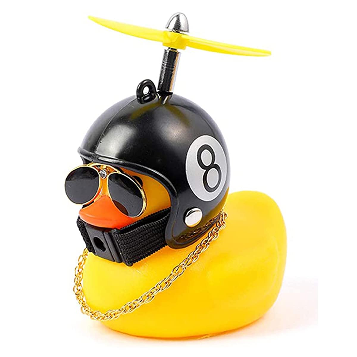 Zonfer 1pc Canard Vélo Cloche Cartoon Jaune Canard Casque Vélo Corne