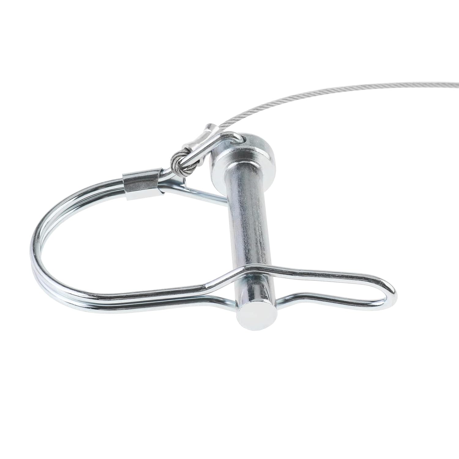 Trailer Coupler Pin, Wire Lock Pin, Shaft Locking Pin, 5/16-Inch Diameter x 1-3/4-Inch Arc Locking Pin with Stainless Steel Extended Wire and Quick Release Ring (20)