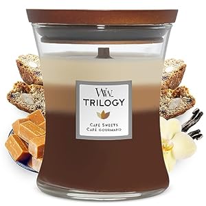 WOODWICK Trilogy Candle Medium Cafe Sweets 92904E