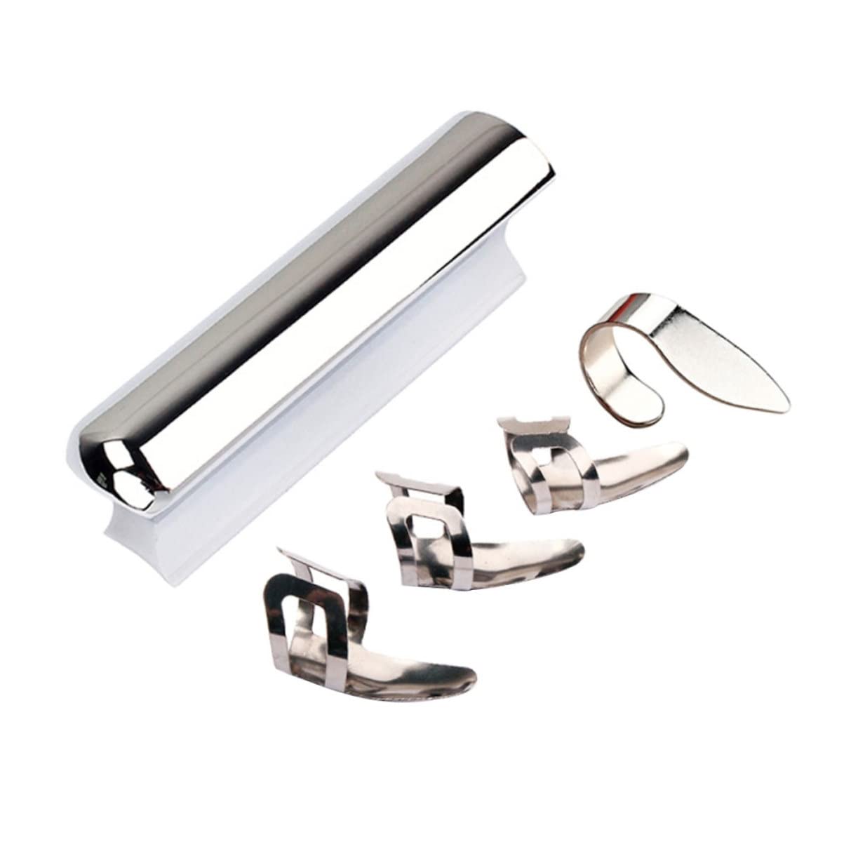 Sosoport 1Set Metal Guitar Slide Durable Firm Slide Bar for Electric Acoustic Guitars for Musicians Seeking Enhanced Sustain Tone Versatile Guitar Fittings