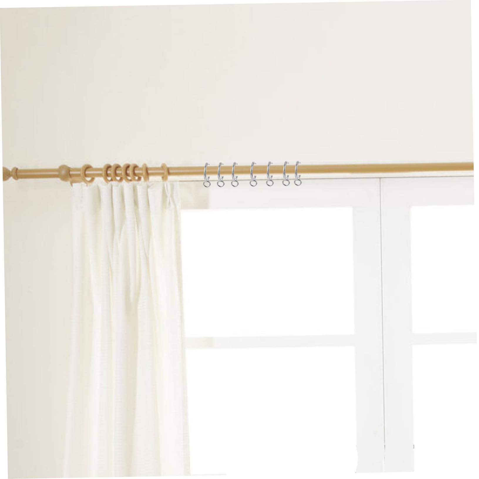 Uonlytech 40stücke Gardinenringe Metall Innendurchmesser Rostfrei Für Duschvorhänge Und Fensterdekoration Installieren Stilvolles Design Für