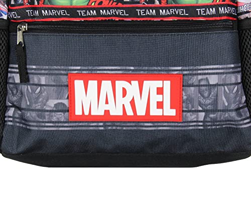 Avengers Spider-Man Iron Man Captain America Hulk 16" Book Bag School Travel Backpack With Water Bottle Pockets and Adjustable Back Straps3