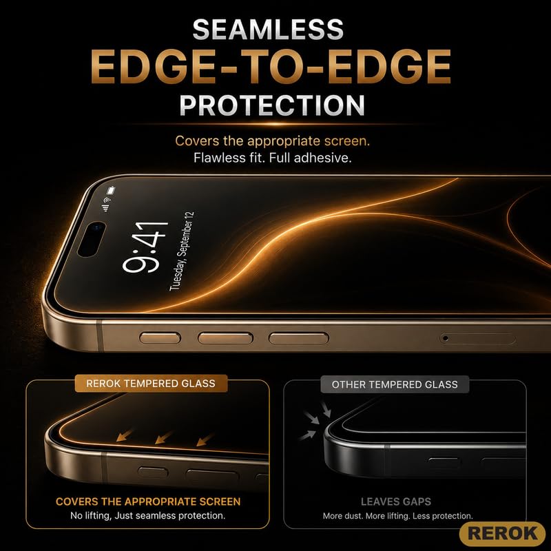 Image of Military-Grade Tempered Glass Screen Protector for iPhone 7 [Pack of 2] | HD Clear, Edge-to-Edge Coverage, Scratch Resistant, Case Friendly with Easy Installation Kit(WHITE)