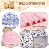 Gorgelly 1 Pack 3 Hundedecke, Weiche Haustierdecke Waschbar, Kuscheldecke Flauschig für Kleine Mittlere Hunde Katzen, Sofaschoner für Hunde, Hundedecke für Unterwegs, 60x50 cm