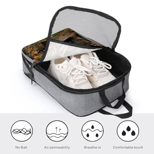 Bolsa de almacenamiento de zapatos con asa y diseño de camuflaje 4