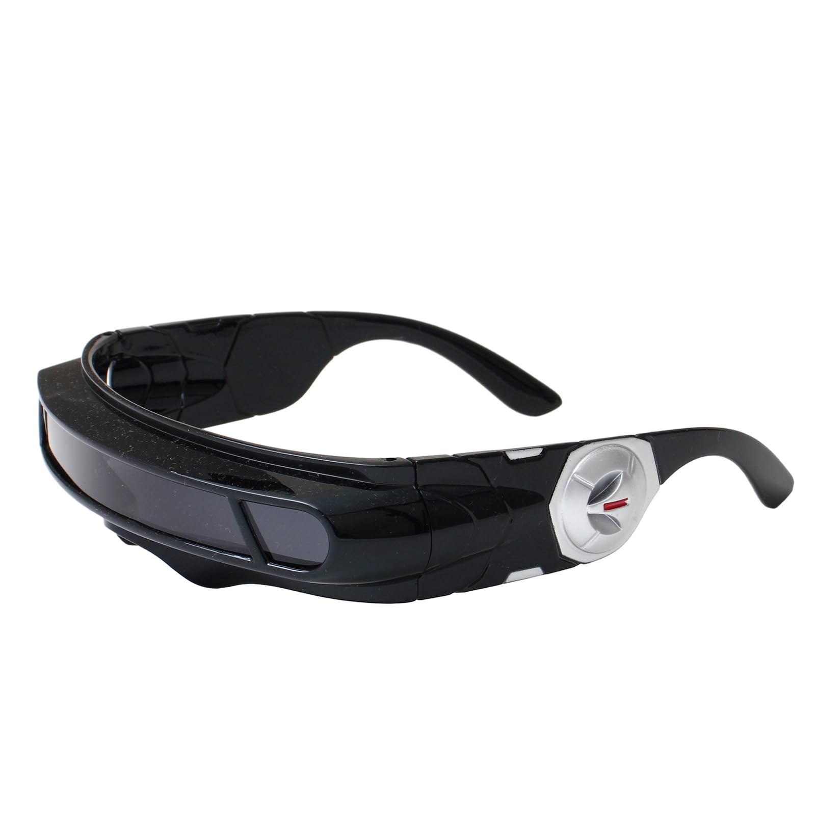 matumou Futuristic Cyberpunk Sunglasses, UV400 Sunglasses, Irregular Shape Punk Shades for Beach Party Outdoor Sports