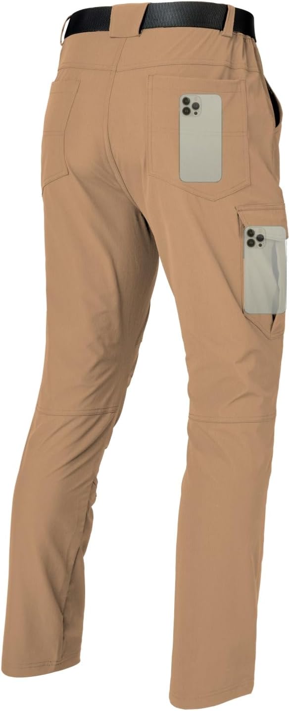 Lightweight Waterproof Men’s Hiking Cargo Pants for Outdoor Activities Lightweight Waterproof Men’s Hiking Cargo Pants for Outdoor Activities