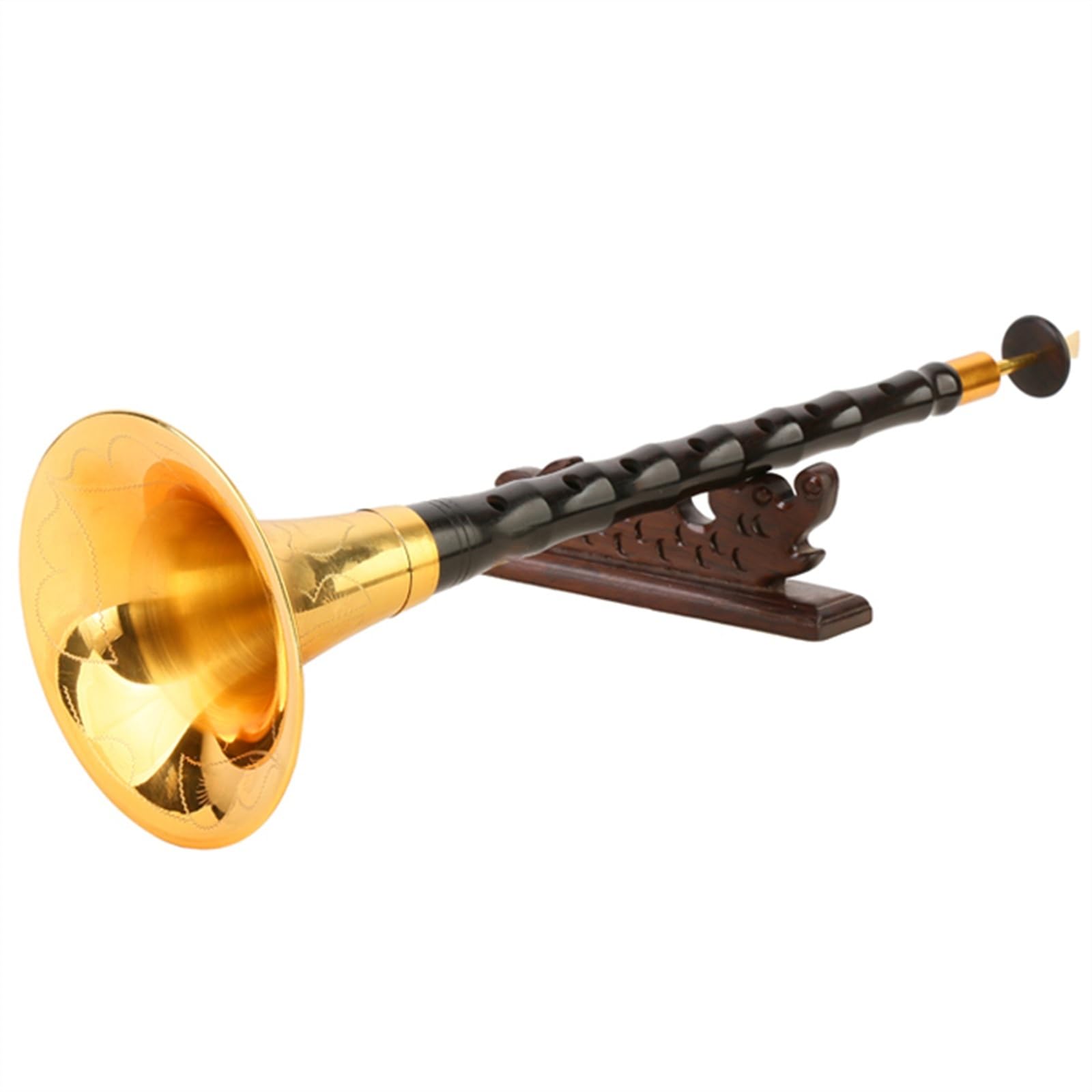 Professionelles Suona-Horn Aus Ebenholz, Chinesisches Volksvolk, Mit Suona-Tasche Suona Anfänger (Color : A flat)