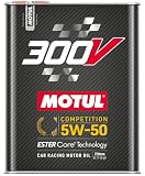 MOTUL Huile moteur 300V COMPETITION 5W 50 Huile ESTER Core Techn. 2 L