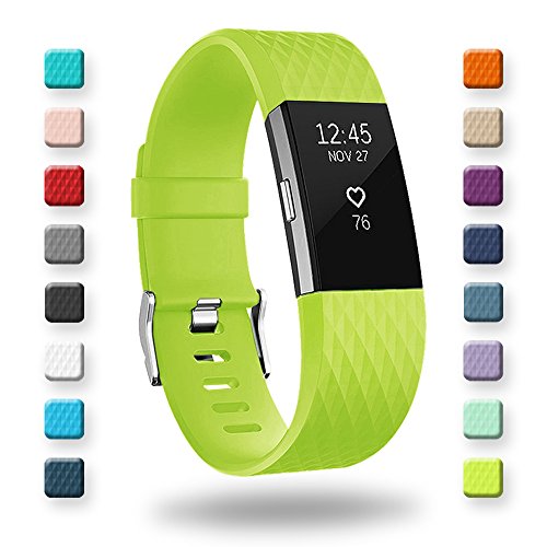 image for POY Replacement Bands Compatible for Fitbit Charge 2, Special Edition 