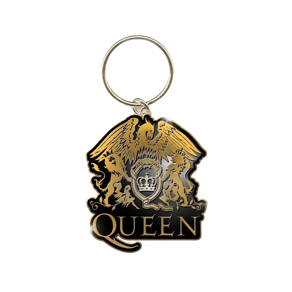 Band Monkey Unisex Multicoloured Merchandising Queen: Gold Crest (Portachiavi)