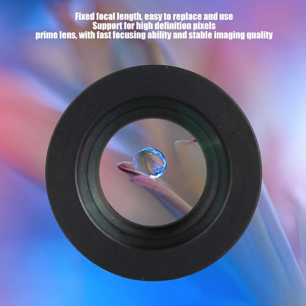 Objectif Caméra 16mm F/2.0 5MP HD Lentille M12 Ultra Grand Angle CCTV Surveillance