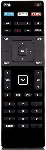 Control remoto XRT122 para VIZIO Smart TV D32-D1 D32H-D1 D32X-D1 D39H-D0 D40-D1 D40U-D1 D55U-D1 D58U-D3 D60-D3 D65U-D2 E32-C1 E32H-C1 1 E40 -C2