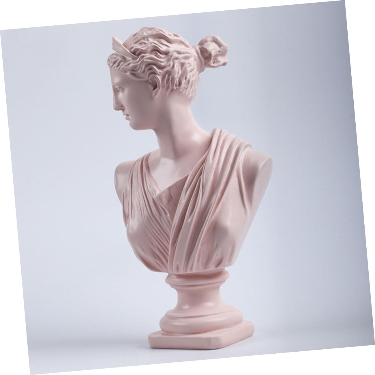 YARNOW Scultura Busto Classica in Resina, Statua Decorativa Artigianale per Arredamento Interno e Scrivania, Ornamento da Tavolo per Casa e Ufficio