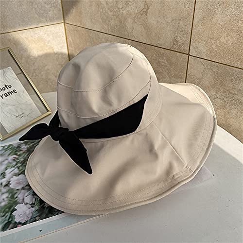 Chapeau bob femme en coton pliable contre les coups de soleil du visage