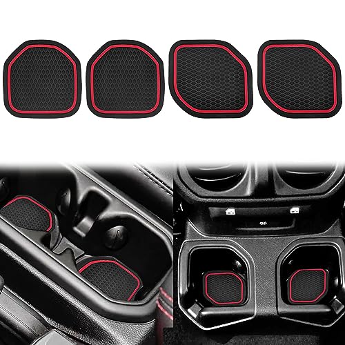 Kit 4 Inserts Portavasos para Wrangler JL/JLU y Gladiator JT