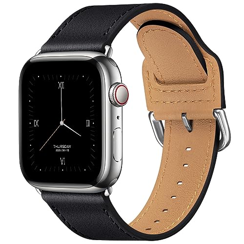 POWER PRIMACY Leather Bands Compatible with Apple Watch Band 38mm 40mm 41mm 42mm-Series...