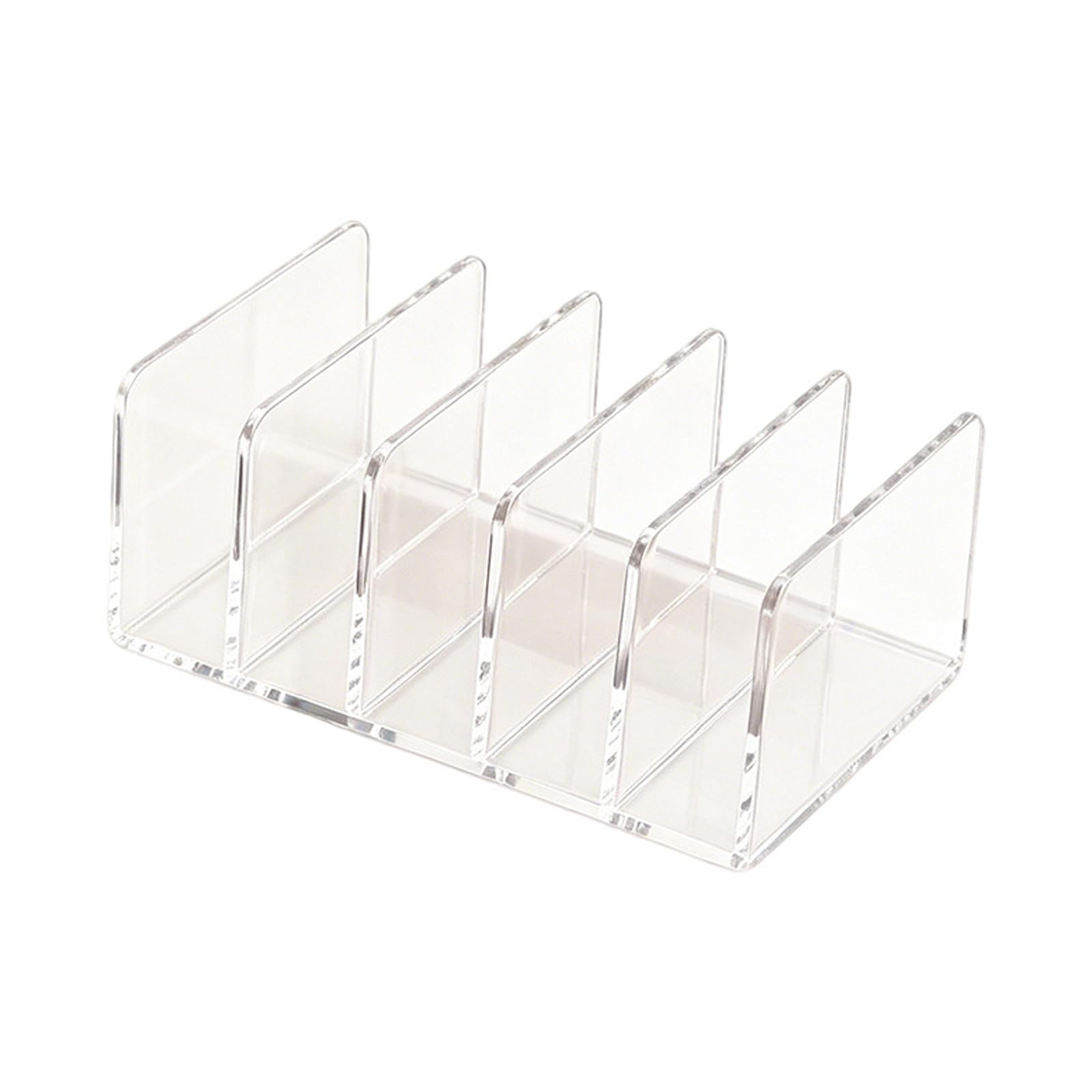 Kaeltsyn Modern Acrylic Storage Rack Space Saving Vertical Makeup Holder for Compact Powder and Blushes Arrangement Makeup Storage Stand