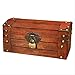 Cassa del Tesoro retrò con Serratura Scatola Portaoggetti in Legno Vintage Organizzatore di Gioielli in Stile Antico per Armadio Portagioie Portagioie Blocco Password