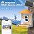FOVAL Bird Feeder with Camera, Smart Feeder Camera with AI Identify Bird Species, Auto Capture Videos & AI Motion Detection, 5W Solar Panel, Ideal Gift for Present