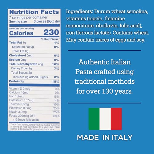 Image of De Cecco Lasagne No.1 Pasta, 16 Oz, Authentic, Slow Dried, Made with Durum Wheat, Versatile Pasta for Sauces & Recipes, Made in Italy
