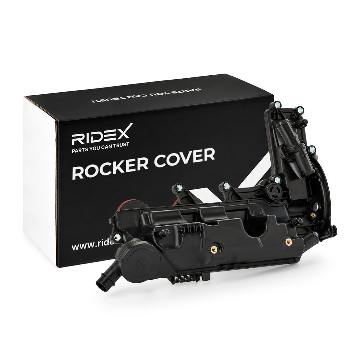 RIDEX 977C0170 Tapa de balancines con junta para la tapa de culata de cilindro Compatible con LAND ROVER Range Rover Evoque L538