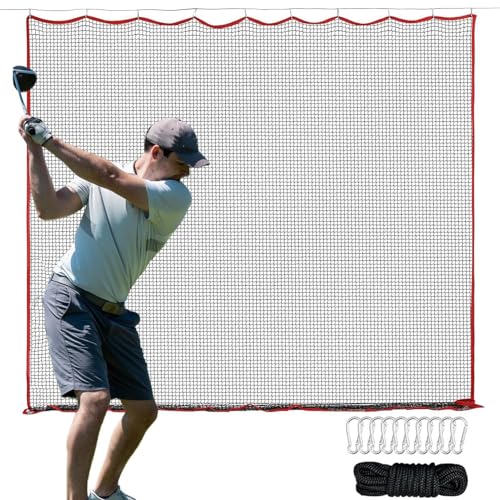 Filet de baseball en polyester 10x10 ft idéal pour s'entraîner au softball en plein air