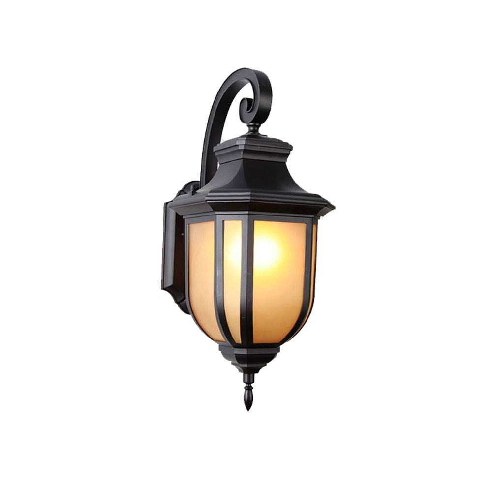 Applique murale extérieure aluminium E27 étanche lanterne luminaire pour patio et mur