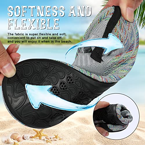 Image of ANLUKE Womens Mens Water Shoes Barefoot Quick-Dry Aqua Socks for Beach Swim Surf Water Sport