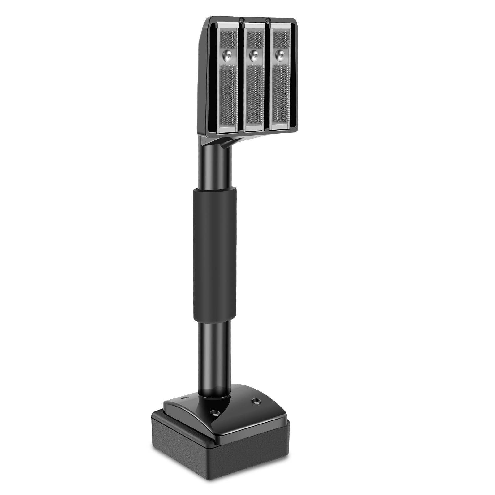 Carpet Stretcher Knee Kicker, Carpet Installation Knee Kicker, Metal Knee Kicker with Tilting Teeth Adjustable Length Non Slip Handle Easy to Operate Knee Kicker, Efficient Robust Stable Knee Kicker Suitbale for Home