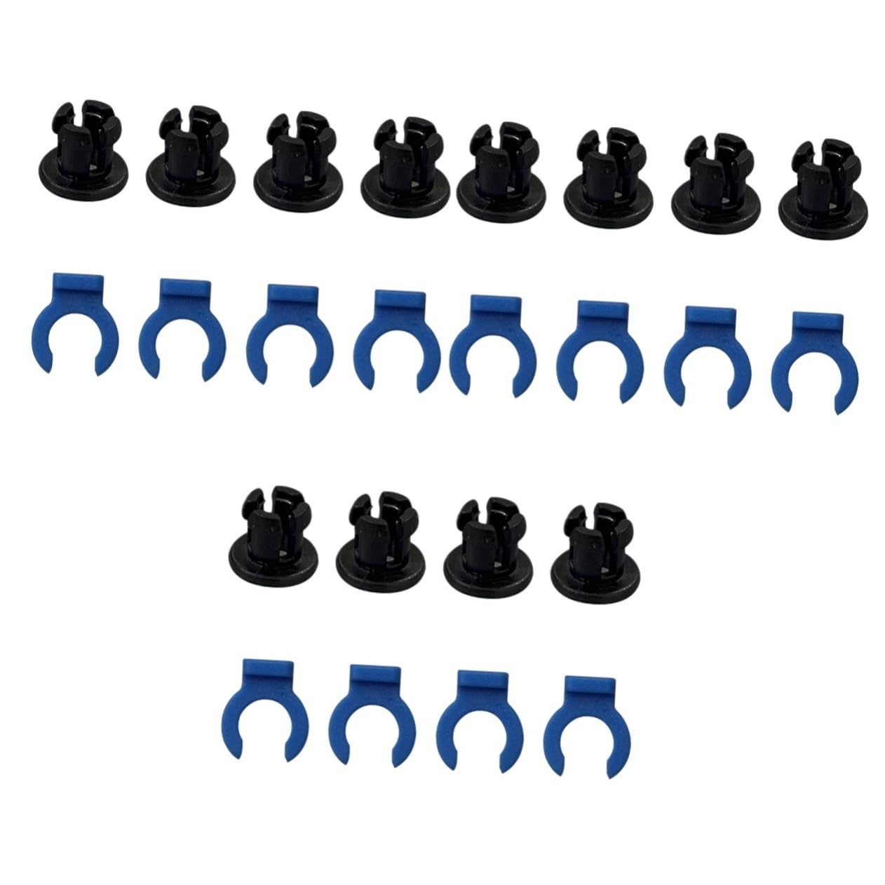 TIDTALEO 3 Sets 3D Printer Extruder Hotend Clip Clamp Tube Collet Tube Coupling Collet Clip Set for Efficient Filament Changes