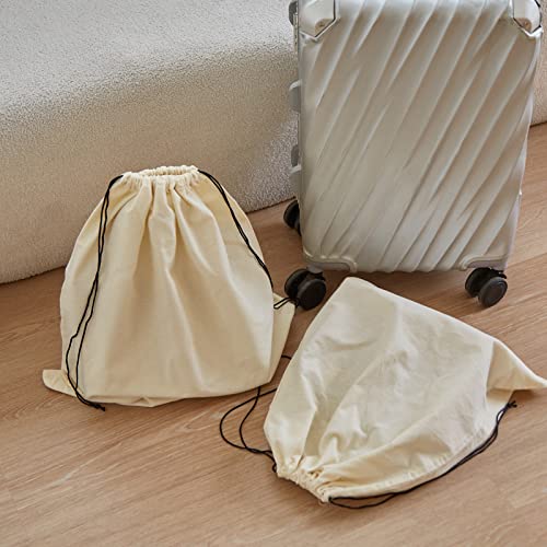 Image of LAKE OF FIRE Dustproof Storage Bags with Drawstring Closure, 2-Piece Set - Multi-Purpose Protective Pouches for Handbags, Purses, Shoes, and Boots