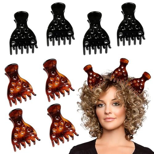 8 Hair Volume Clips for Thick & Curly Hair