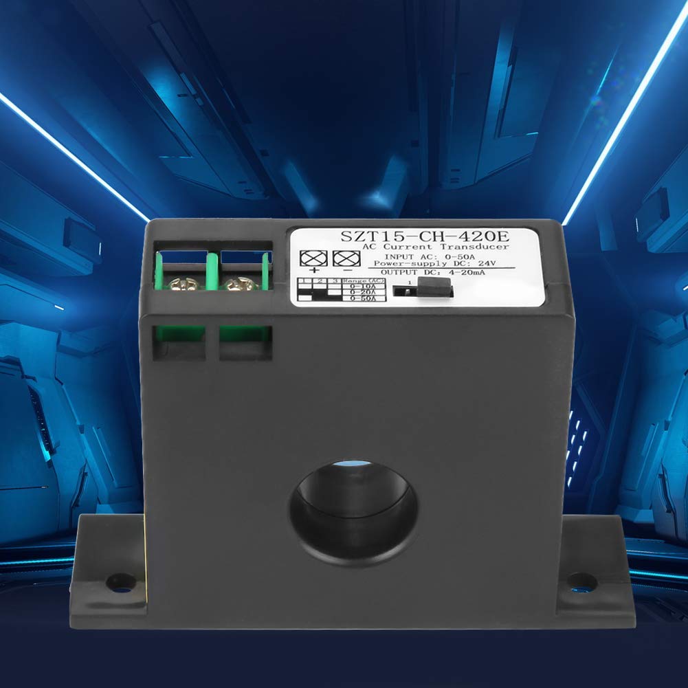 Wechselstromwandler 4-20 mA-Stromwandler Transformator Sensor AC 0-50A SZT15-CH-420E