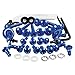 Pro-Bolt Aluminum Fairing Bolt Kit - Blue FSU093-B