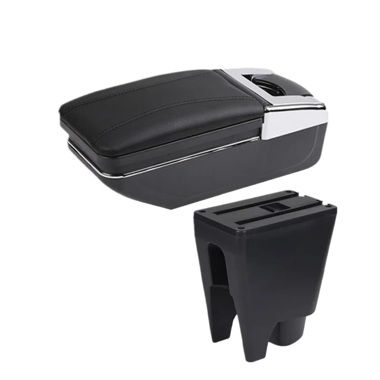 GBGWRMRYX Center Armrest Box For C1 Car Armrest Console Store Box Interior Dedicated Retrofit Accessories Arm Rest(A black line NO USB)