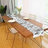 Der Tischläufer kann den Esstisch, das Foyer, die Konsole oder den Couchtisch aufgeräumter gestalten und gleichzeitig die Oberfläche der Möbel anzeigen. Platzieren Sie Pflanzen oder andere Kernelemente über unseren robusten Tischläufern, um den Platz zu aktualisieren.