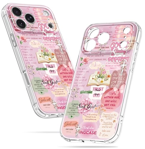 Coque iPhone 17 Pro Max antichoc fine transparente et aimantée pour fille