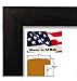 17x22 Custom Nugget Black Picture Poster Photo Frame Wood Composite Elegant One 1 inch wide Moulding