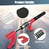 LAMA 5 Digit Combination Car Steering Wheel Lock, Password Code Steering Lock, Retractable Keyless Heavy Duty Steering Wheel Lock, Universal Anti-Theft Car Steering Fit for Cars, Trucks, Vans, SUVs #3