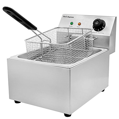 Chef's Supreme - 120v 10 lbs. Countertop Fryer with 1 Basket, Each