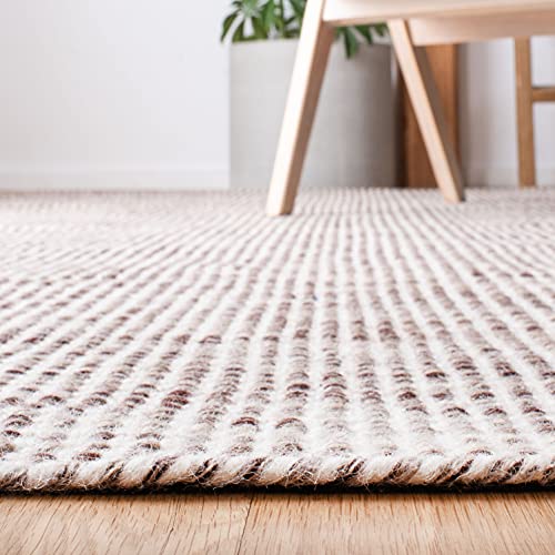 Tapete SAFAVIEH Vermont 4 x 6 ft, marrón e ivoire miniatura 5