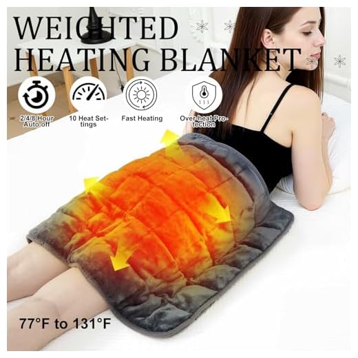 Drydiet 24"x29" Heating Weighted Lap Pad