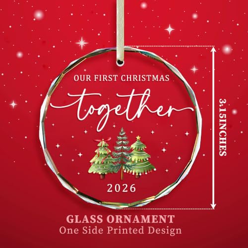 Image of Our First Christmas Together Ornaments 2026 Gifts for Couple Him Her